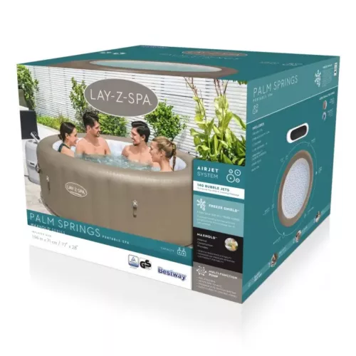 Lay-Z-Spa Palm Springs AirJet felfújható jakuzzi 196 x 71 cm