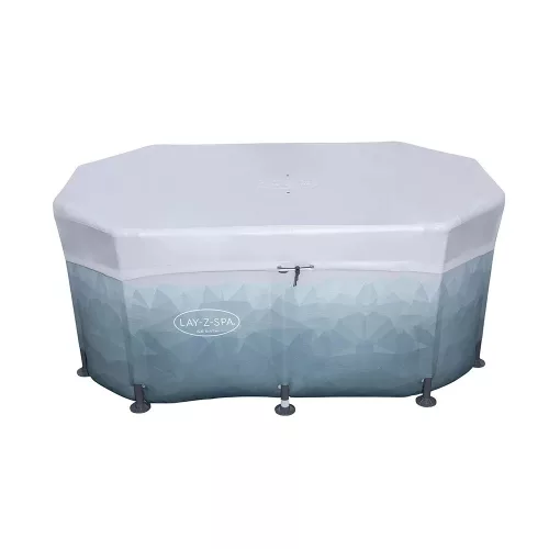 Lay-Z-Spa ovális, fémvázas jégfürdő kád 150 x 90 x 65 cm