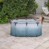 Lay-Z-Spa ovális, fémvázas jégfürdő kád 150 x 90 x 65 cm