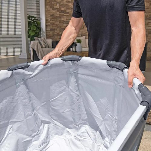 Lay-Z-Spa ovális, fémvázas jégfürdő kád 150 x 90 x 65 cm