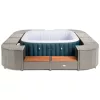 Lay-Z-Spa négyzet alakú rattan pezsgőfürdő bútor, 188 cm, szürke