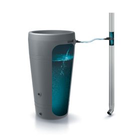   Esővízgyűjtő bekötő szett lyukfúróval, spiráltömlővel ICANS6