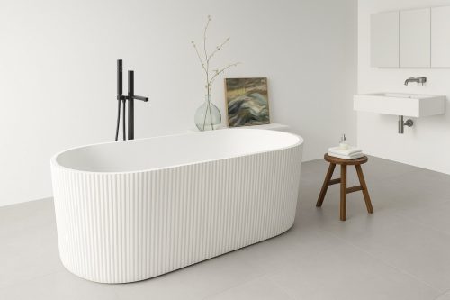 Inspiro Gratello onda 3D 170x80x59cm térben álló kád