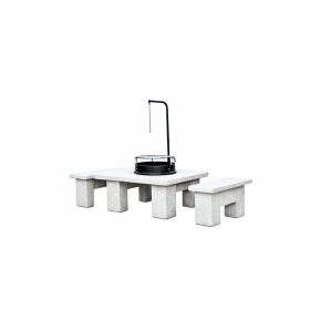 Jován Innova Familia Grill szett 2 paddal, fehér