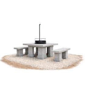 Jován Monarchia Grill Szett Szürke