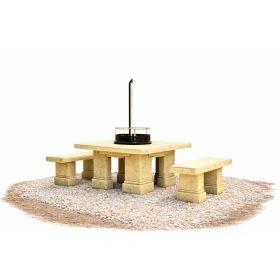 Jován Monarchia Grill Szett Bézs