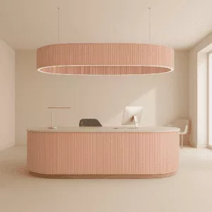 JP Decor 3D flex falpanel - Pastel Blush 2800x1200x9mm