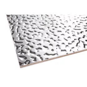   JP Decor vízfodros flex falpanel / Waved Wall Panel – Mirrored Silver Wave 2800x1200x9mm