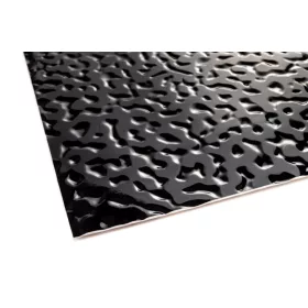   JP Decor vízfodros flex falpanel – Piano black wave 2800x1200x9mm