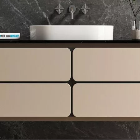 JP Decor vízfodros flex falpanel – Piano black wave 2800x1200x9mm