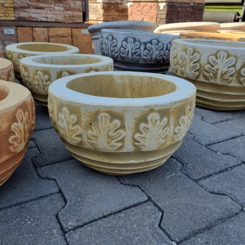 Lonkai Tölgyleveles váza 40cm terrakotta (LON122,3/terra)