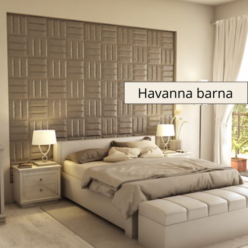 Literole 3D falpanel 60x60cm - Havannabarna