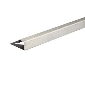 Szálcsiszolt rozsdamentes Q négyzet profil 12,5mm/2,50 m