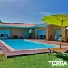 TIERRA PANEL POOL modulpaneles, süllyesztett víztükrű medence, 6,0 x 3,0 x 1,5 m, kék fóliával (MPP106)