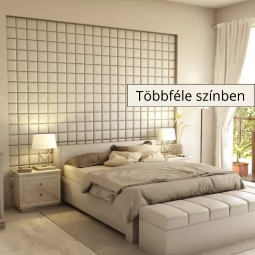 Maipo 3D falpanel 60x60 cm- Ezüst szürke