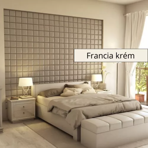 Maipo 3D falpanel 60x60 cm- Francia krém