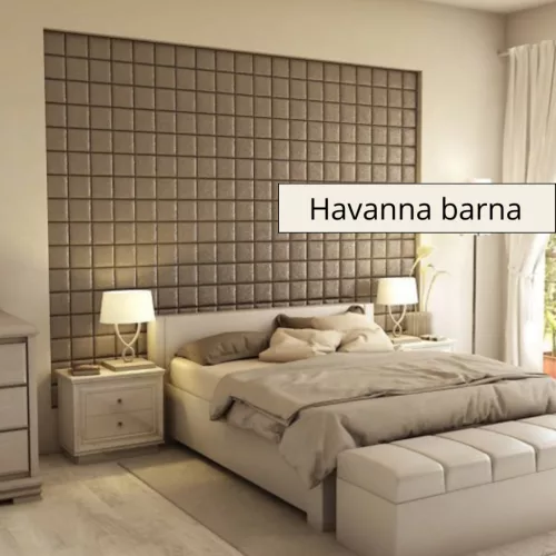 Maipo 3D falpanel 60x60 cm- Havanna barna