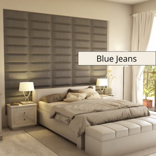 Marbore 3D falpanel 60x20cm - Blue Jeans