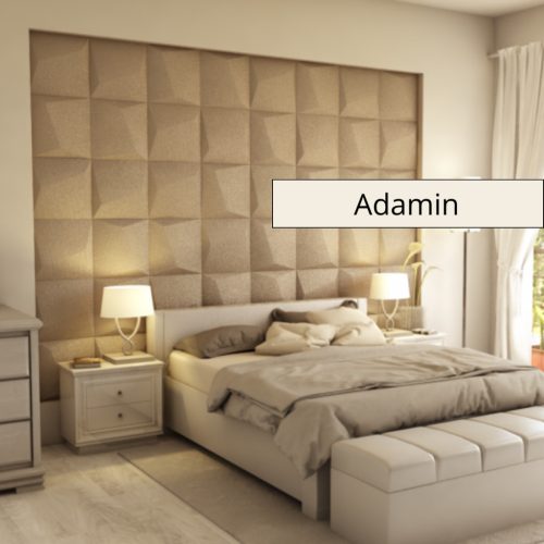 Mezolit 3D falpanel 40x40cm - Adamin