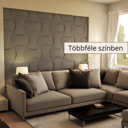 Monte 3D falpanel 60x42,5cm - Jaffa sárga