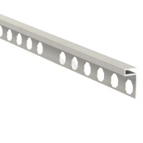   Emac 3XS alumínium díszcsík 10 mm/2,50 m matt silver plata M-13