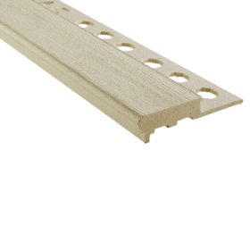   Emac csúszásmentes lépcsőszegély 12 mm/2,50 m almend - 126