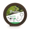 EASY BORDER gyepszegély-készlet 10m x 4cm, barna