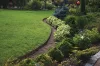 EASY BORDER gyepszegély-készlet 10m x 4cm, barna