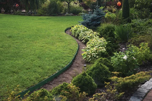 EASY BORDER gyepszegély-készlet 10m x 4cm, zöld