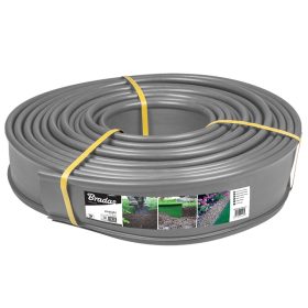 Egyenes gyepszegély 18 m x 12,5 cm, szürke