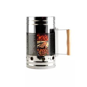 Rozsdamentes grill begyújtó kémény 28 cm
