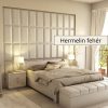 Paruma 3D falpanel - Hermelin fehér