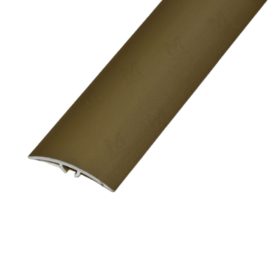   Alumínium burkolatváltó élvédő profil 30/2,70 m öntapadós eloxált arany