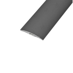   Alumínium burkolatváltó élvédő profil 41/0,93 m öntapadós eloxált ezüst