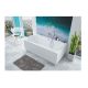 Sanglass WP/LUXO 90x190cm egyenes kád + tartóláb