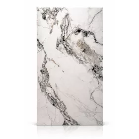   Beltéri SPC falpanel 600x1200x4 mm - Fehér, márvány mintás