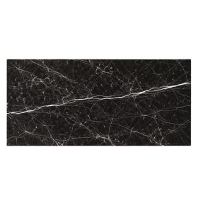   Beltéri SPC falpanel 600x1200x4 mm - fényes fekete márvány