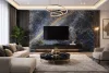 Beltéri SPC falpanel 600x1200x4 mm - Tenger kék márvány