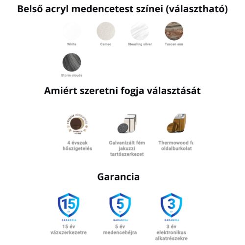 VitalSpa Calypso jakuzzi 206x197x90cm