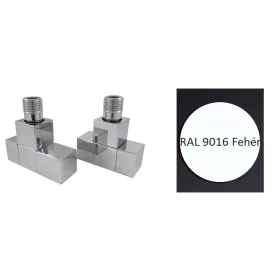 Enix Square szelep radiátorhoz- fehér (SKU-002700)