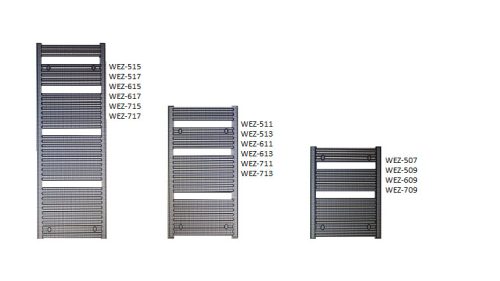 Enix Wezyr fehér radiátor 750x1490mm WEZ-715 (SKU-002769)