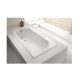 Sanglass WP/PR 75x170cm egyenes kád végfolyóval+ tartóláb