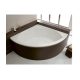 Sanglass WS/PR 150x150 szimmetrikus sarokkád+ tartóláb