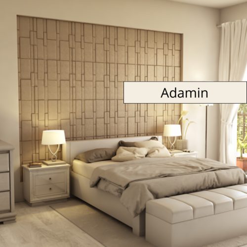 Sabre 3D falpanel 60x60cm - Adamin