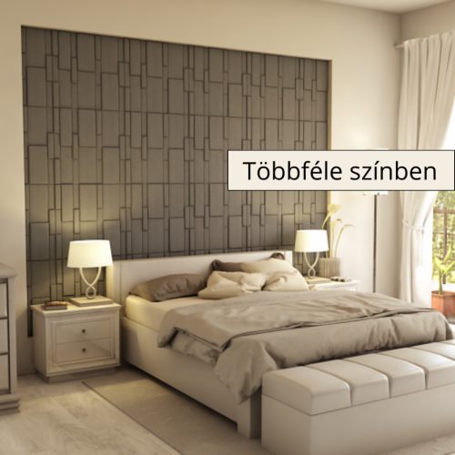 Sabre 3D falpanel 60x60cm - Salsa arany