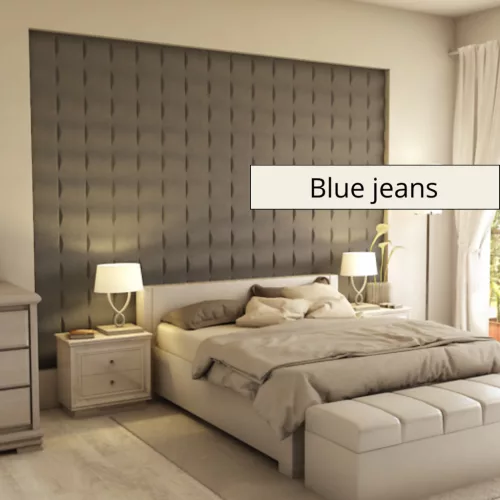 Salta 3D falpanel 40x40cm - Blue jeans