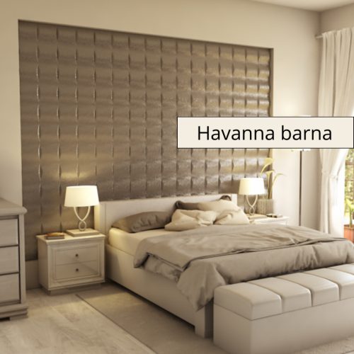 Salta 3D falpanel 40x40cm - Havanna barna