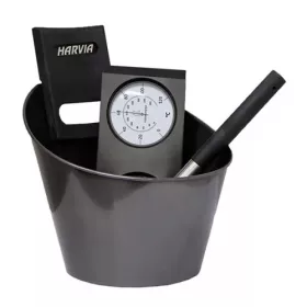 HARVIA luxus szauna szett fém, fekete (T0302-051)