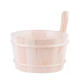 Szaunadézsa fenyő, műanyag pótbetéttel 4 l (T0302-053)