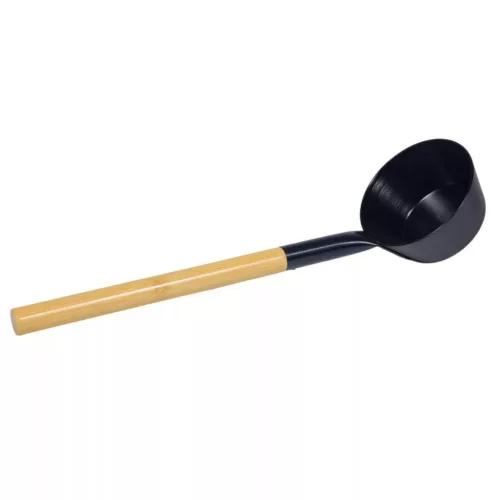 Szauna szett alu&bambusz, Fekete (T0302-068)